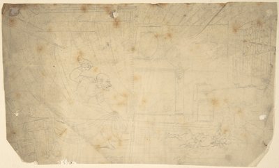 Dr Syntax traci perukę autorstwa Thomas Rowlandson