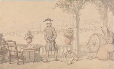 Monolog doktora Syntaxa autorstwa Thomas Rowlandson