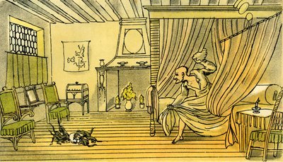 „Dr Syntax traci perukę” autorstwa Thomas Rowlandson