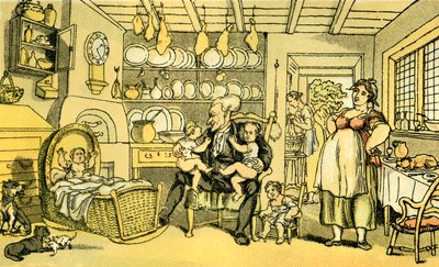 „Dr Syntax został pielęgniarką” autorstwa Thomas Rowlandson