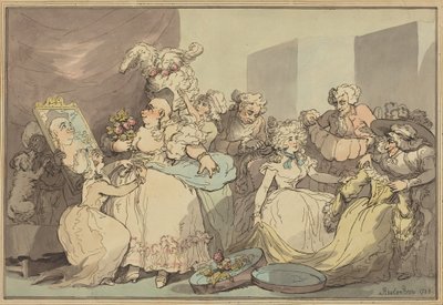 Strój na urodziny autorstwa Thomas Rowlandson