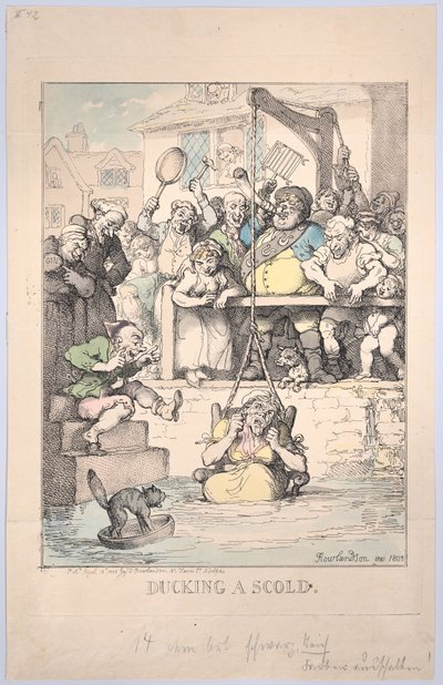 Uchylanie się od skarcenia, 12 kwietnia 1803 r., 12 kwietnia 1803 r. autorstwa Thomas Rowlandson