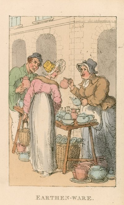 Naczynia gliniane autorstwa Thomas Rowlandson
