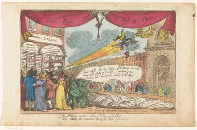 Witryna wydawnictwa Thomasa Tegga w Londynie autorstwa Thomas Rowlandson