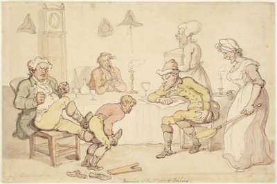 „Wieczór” albo „Człowiek uczuciowy” autorstwa Thomas Rowlandson