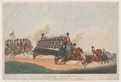 Wyprawa, czyli lot wojskowy, 16 maja 1798 r., 16 maja 1798 r. autorstwa Thomas Rowlandson