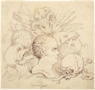 F. Josephus Gall, kraniolog autorstwa Thomas Rowlandson