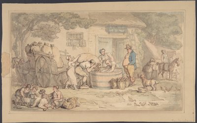 Scena z życia rolniczego autorstwa Thomas Rowlandson