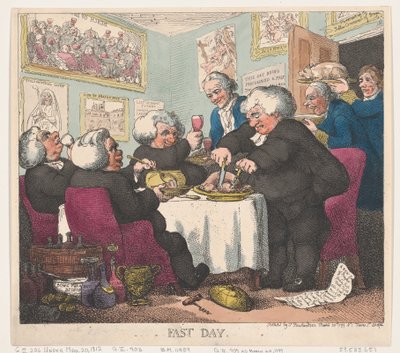 Dzień postu, 20 marca 1799., 20 marca 1799. autorstwa Thomas Rowlandson