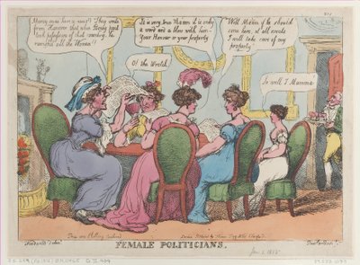 Polityczki, 1 stycznia 1808 r., 1 stycznia 1808 r. autorstwa Thomas Rowlandson