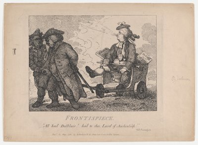 Frontispiece Malownicze piękności Boswell, część pierwsza, 15 maja 1786., 15 maja 1786. autorstwa Thomas Rowlandson