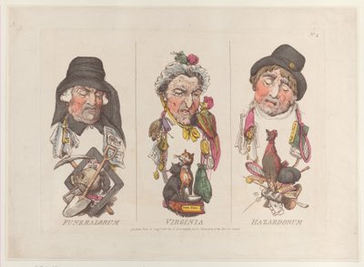 Pogrzeb, Wirginia, Hazard, 15 sierpnia 1800 r., 15 sierpnia 1800 r. autorstwa Thomas Rowlandson