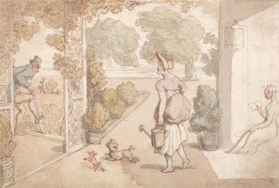 Ogrodnictwo autorstwa Thomas Rowlandson
