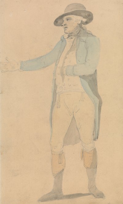 George Morland autorstwa Thomas Rowlandson