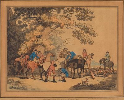 Wychodzenie rano autorstwa Thomas Rowlandson