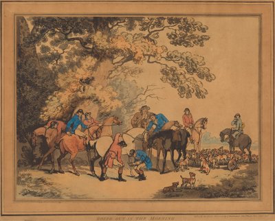 Poranne wyjście autorstwa Thomas Rowlandson