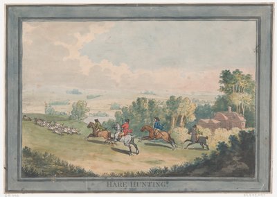 Polowanie na zające, 1 lutego 1789., 1 lutego 1789. autorstwa Thomas Rowlandson