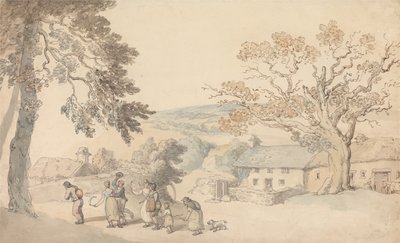 Wyjazd kombajnów autorstwa Thomas Rowlandson