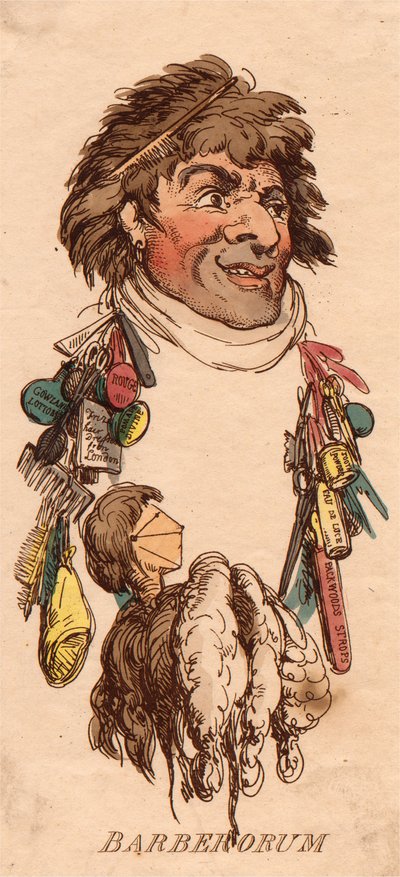 Głowy: Barberorum autorstwa Thomas Rowlandson