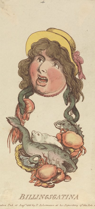 Heads: Billingsgatina autorstwa Thomas Rowlandson