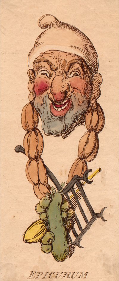 Tytuły: Epicurum autorstwa Thomas Rowlandson