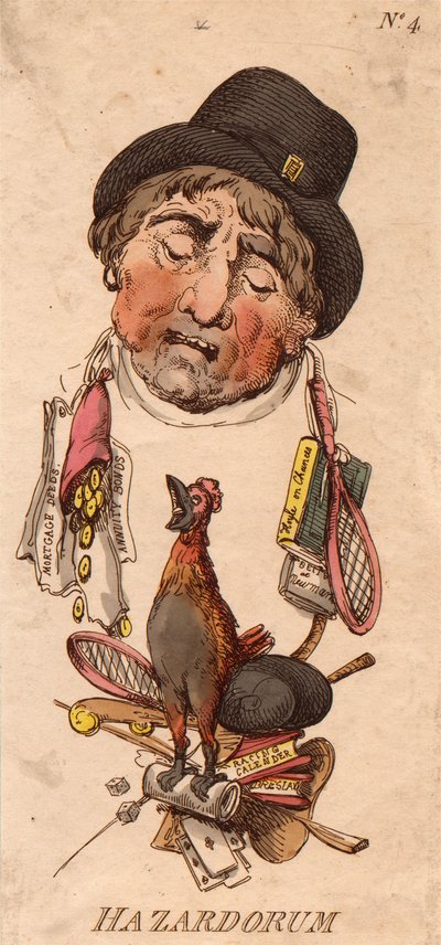 Tytuły: Hazardorum autorstwa Thomas Rowlandson
