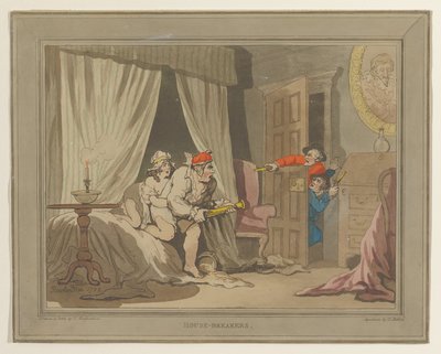 Włamywacze autorstwa Thomas Rowlandson