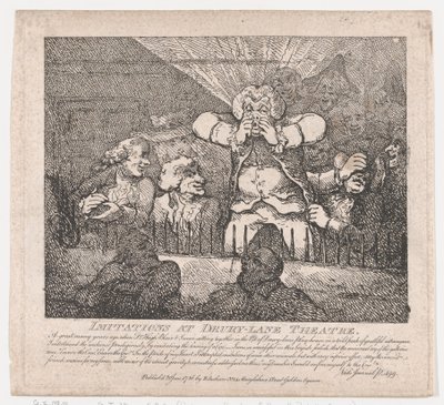 Imitations at Drury-Lane Theatre Malownicze piękności Boswell, Part the Secon..., 20 czerwca 1786. autorstwa Thomas Rowlandson