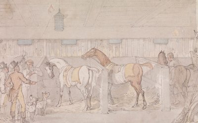 Интерьер Stablepolish autorstwa Thomas Rowlandson