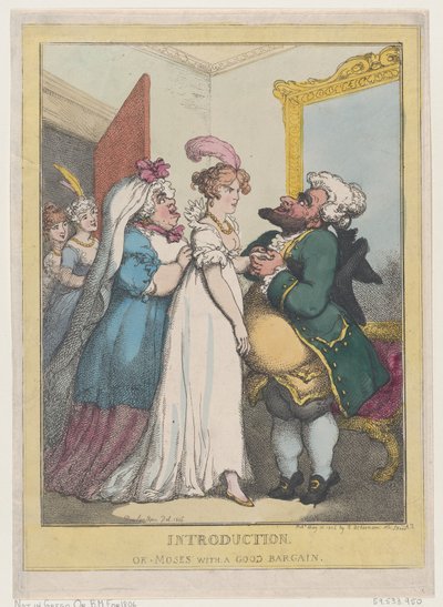 Wstęp, czyli Mojżesz z dobrym interesem, 23 lipca 1806 r., 23 lipca 1806 r. autorstwa Thomas Rowlandson