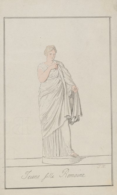 Młoda Rzymianka autorstwa Thomas Rowlandson