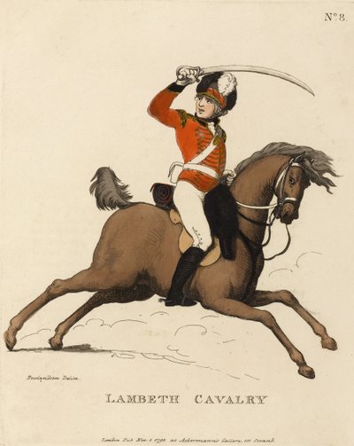Jazda Lambeth, c.1799 autorstwa Thomas Rowlandson