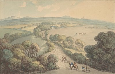 Krajobraz, 1780-1827. autorstwa Thomas Rowlandson