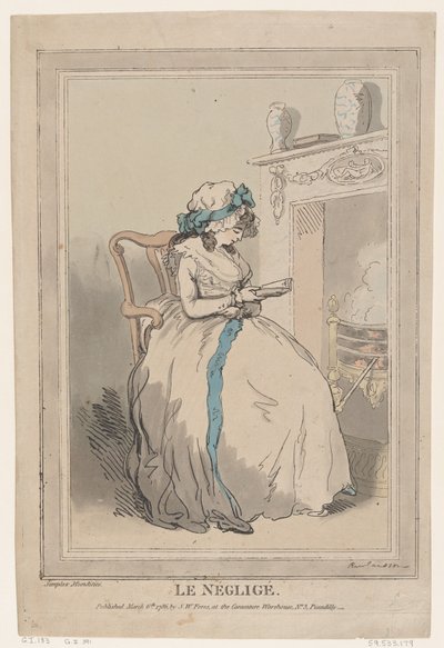 Negliż, 6 marca 1786., 6 marca 1786. autorstwa Thomas Rowlandson