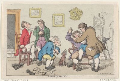 Legerdemain, 1799., 1799. autorstwa Thomas Rowlandson