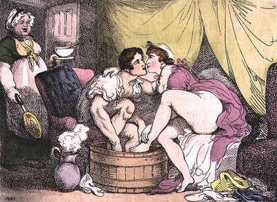 Miłość w wannie albo lekarstwo na przeziębienie” autorstwa Thomas Rowlandson