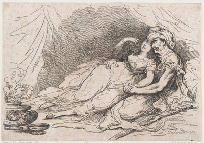 Miłość na Wschodzie autorstwa Thomas Rowlandson