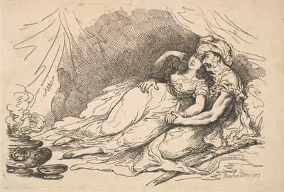 Miłość na Wschodzie, 1787. autorstwa Thomas Rowlandson