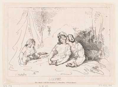 Luksus, 7 marca 1786., 7 marca 1786. autorstwa Thomas Rowlandson