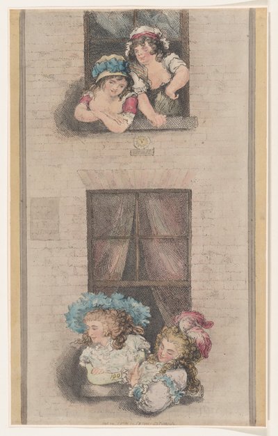 Maids and Mistress, 1 grudnia 1791., 1 grudnia 1791. autorstwa Thomas Rowlandson