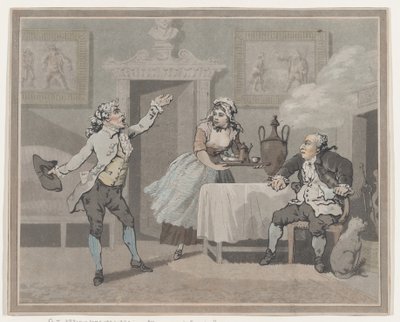 Manager i Spouter, 1 lipca 1802, 1 lipca 1802. autorstwa Thomas Rowlandson