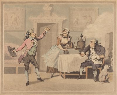 Kierownik i prezenter autorstwa Thomas Rowlandson