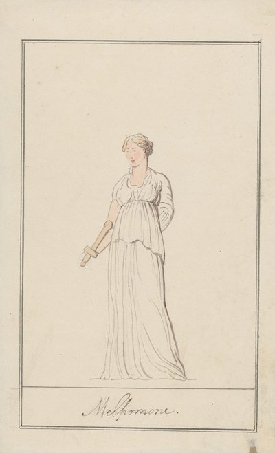 Melpomena autorstwa Thomas Rowlandson