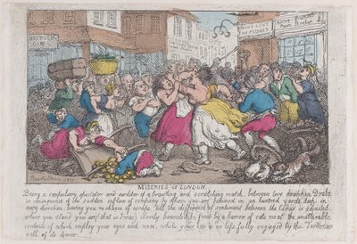 Nieszczęścia Londynu, 1807-08., 1807-08. autorstwa Thomas Rowlandson