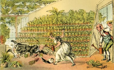 „Nieszczęście w Tulip Hall” autorstwa Thomas Rowlandson
