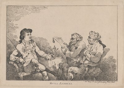 Pożyczkodawcy, 8 listopada 1784., 8 listopada 1784. autorstwa Thomas Rowlandson