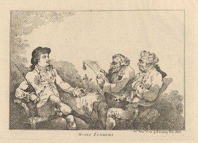 Pożyczkodawcy, 8 listopada 1784., 8 listopada 1784. autorstwa Thomas Rowlandson