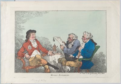 Pożyczkodawcy, 8 listopada 1784., 8 listopada 1784. autorstwa Thomas Rowlandson