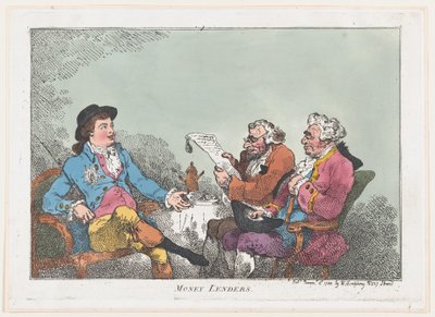 Pożyczkodawcy, 8 listopada 1784., 8 listopada 1784. autorstwa Thomas Rowlandson