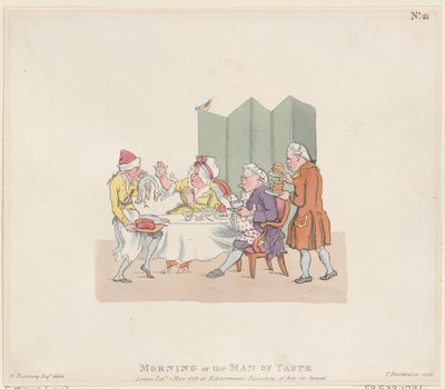 Rano, czyli Człowiek Smaku, 1 maja 1803., 1 maja 1803. autorstwa Thomas Rowlandson